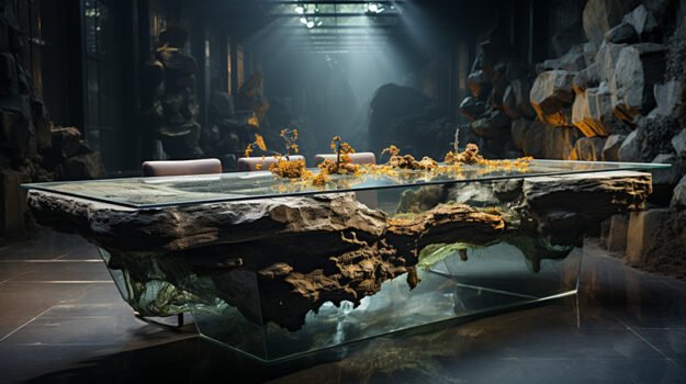 Nature-Inspired Organic Table: Elevate Your Space