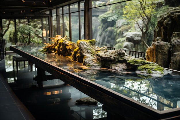 Nature-Inspired Organic Table: Elevate Your Dining Experience