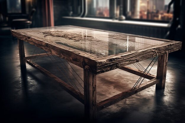 Nature-Inspired Organic Table: A Touch of Elegance and Earthiness