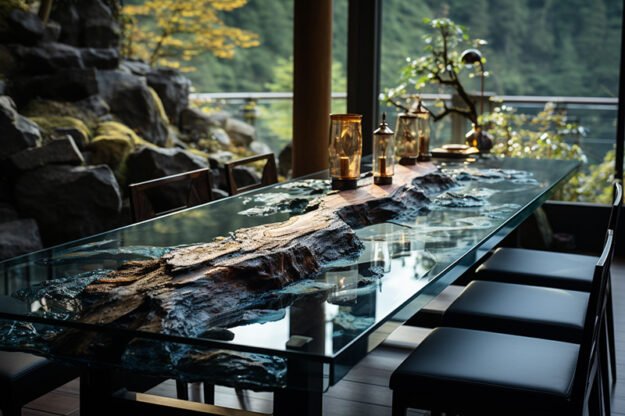 Nature-Inspired Organic Table: Elevate Your Space with Timeless Elegance