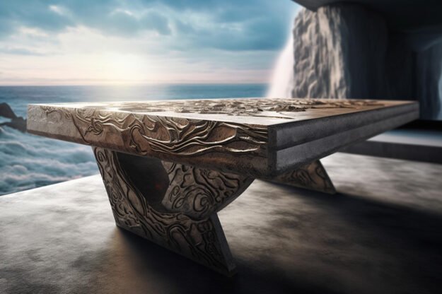 Nature-Inspired Organic Table: A Stunning Centerpiece for Any Space