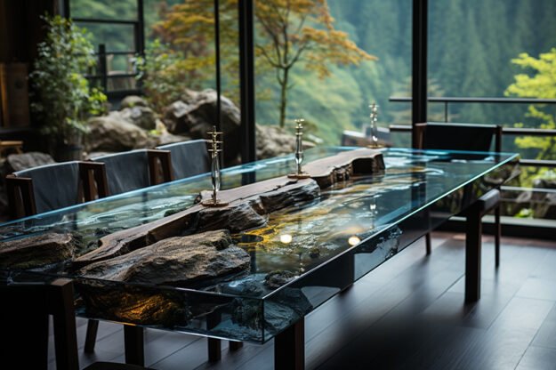 Nature-Inspired Organic Table: Elevate Your Dining Experience