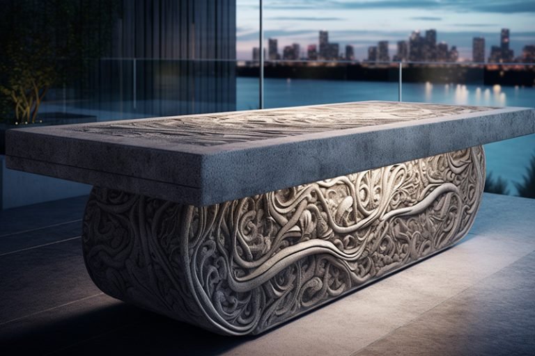 Nature-Inspired Organic Table: Elevate Your Space with Timeless Elegance