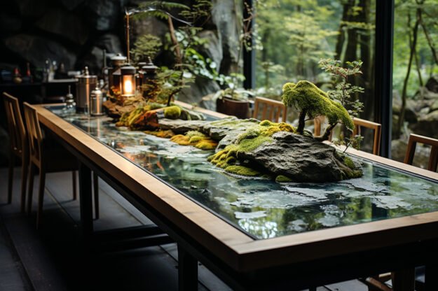 Nature-Inspired Organic Table: Elevate Your Dining Experience