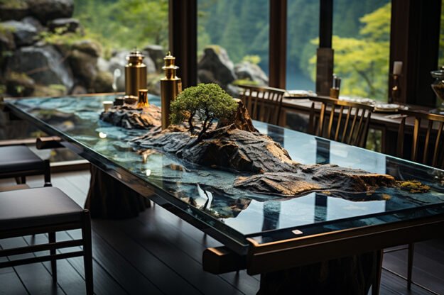 Nature-Inspired Organic Table: Elevate Your Dining Experience