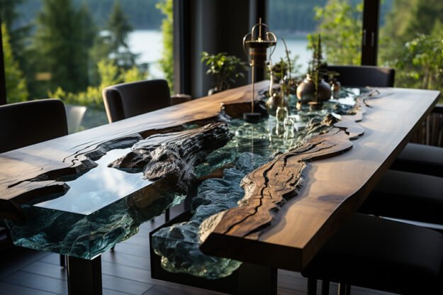Nature-Inspired Organic Table: Elevate Your Space with Nature’s Elegance