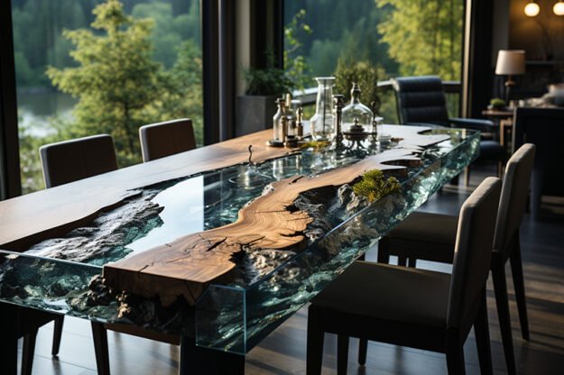 Nature-Inspired Organic Table: A Masterpiece of Elegance and Functionality