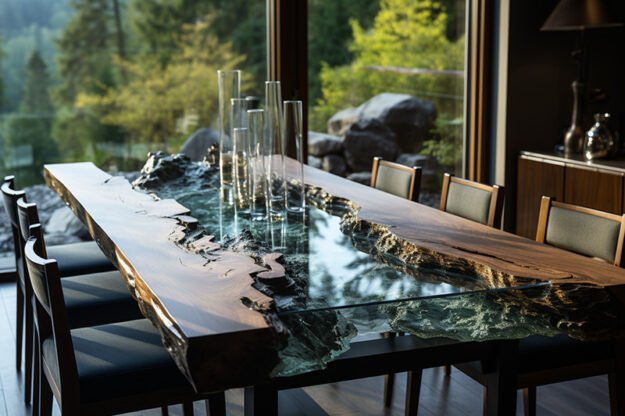 Nature-Inspired Organic Table: Elevate Your Dining Experience