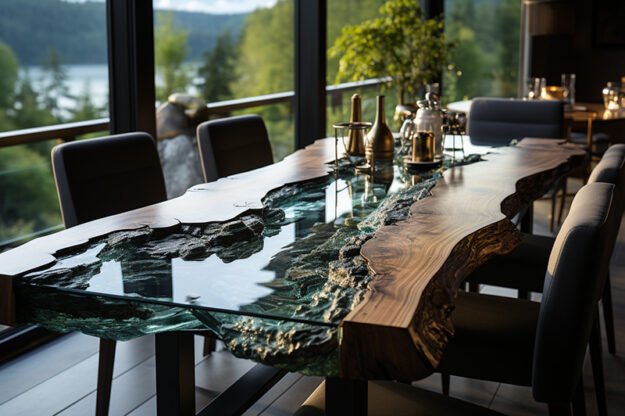 Nature-Inspired Organic Table: A Timeless Statement of Elegance and Functionality