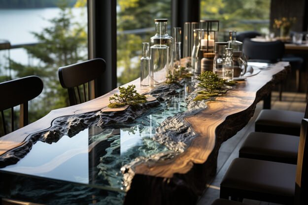 Nature-Inspired Organic Table: Elevate Your Dining Experience