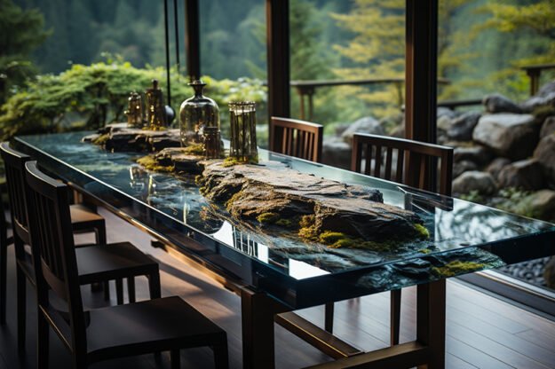 Nature-Inspired Organic Table: Elevate Your Dining Experience