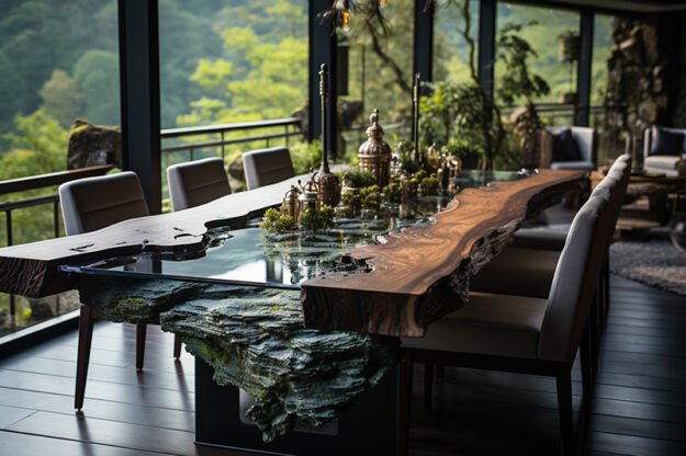 Nature-Inspired Organic Table: Elevate Your Dining Experience