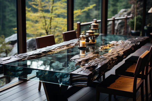 Nature-Inspired Organic Table: Elevate Your Space with Timeless Elegance