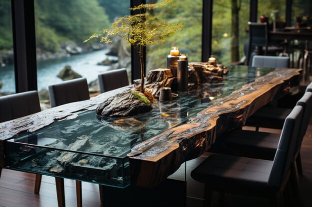 Nature-Inspired Organic Table: Elevate Your Space