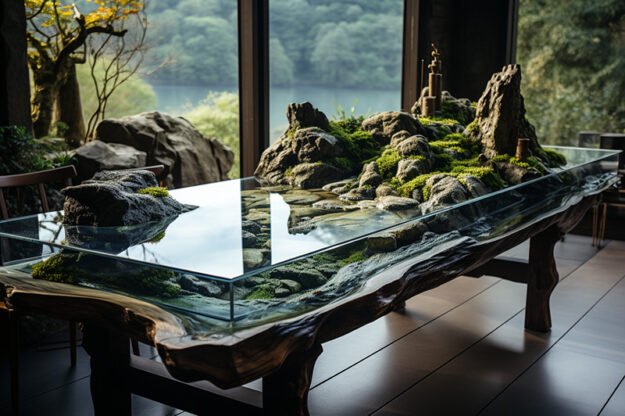 Nature-Inspired Organic Table: A Harmonious Fusion of Art and Functionality