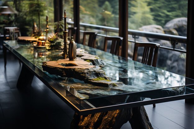 Nature-Inspired Organic Table: Elevate Your Dining Experience