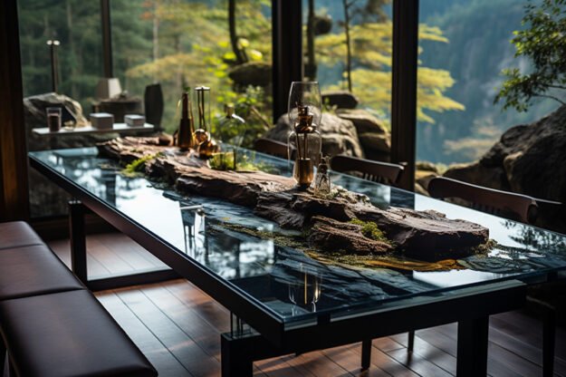 Nature-Inspired Organic Table: Elevate Your Dining Experience