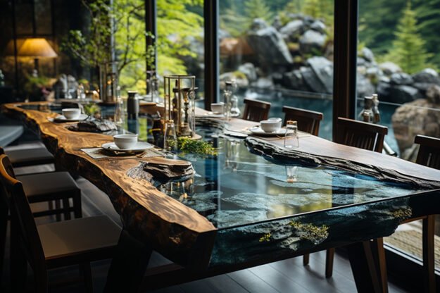 Nature-Inspired Organic Table: Where Elegance Meets Nature