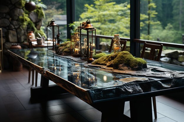 Nature-Inspired Organic Table: Elevate Your Dining Experience