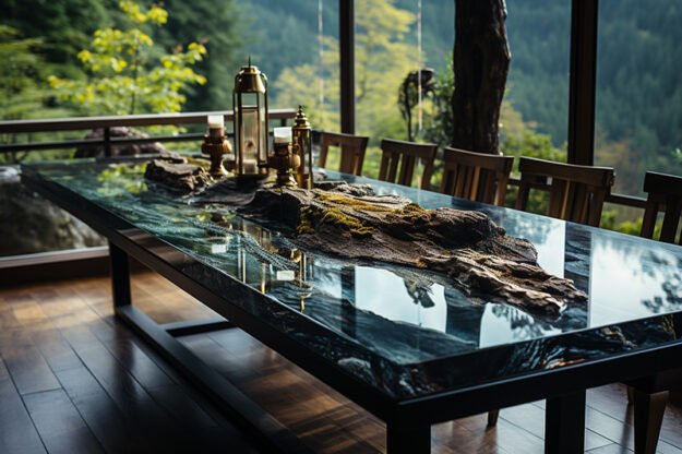 Nature-Inspired Organic Table: Elevate Your Space with Timeless Elegance