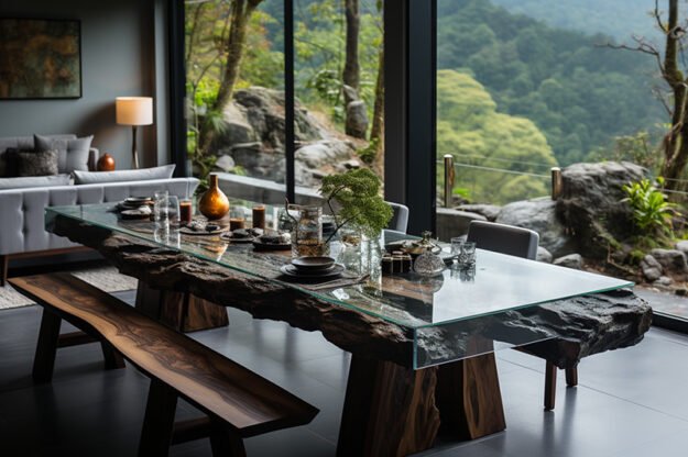 Nature-Inspired Organic Table – Elevate Your Space with Distinction