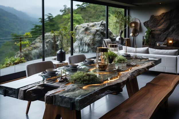 Nature-Inspired Organic Table
