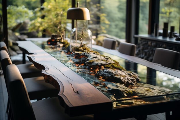 Nature-Inspired Organic Table: Elevate Your Dining Experience