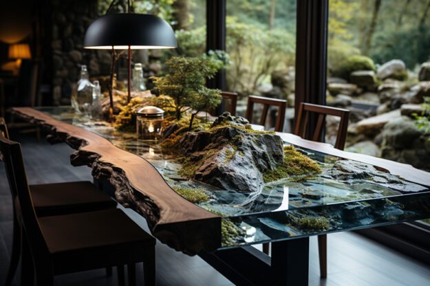 Nature-Inspired Organic Table: Elevate Your Space with Timeless Elegance