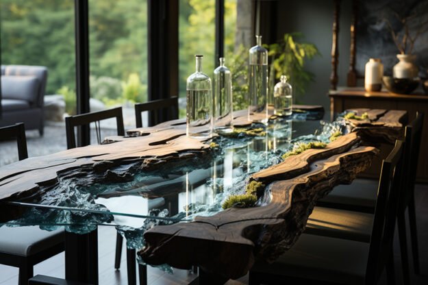 Nature-Inspired Organic Table: Elevate Your Space with Timeless Elegance