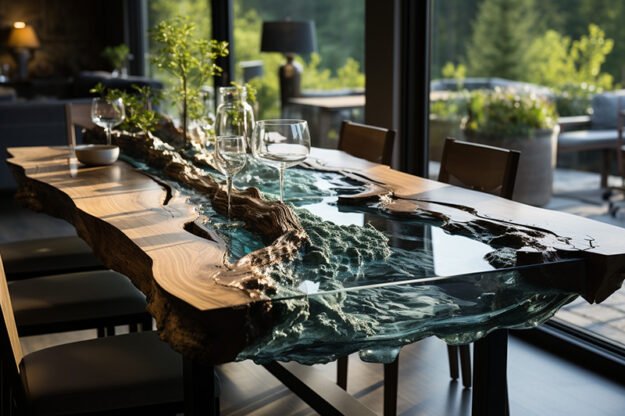 Nature-Inspired Organic Table