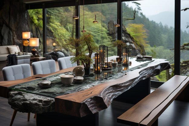 Nature-Inspired Organic Table – Transform Your Dining Experience