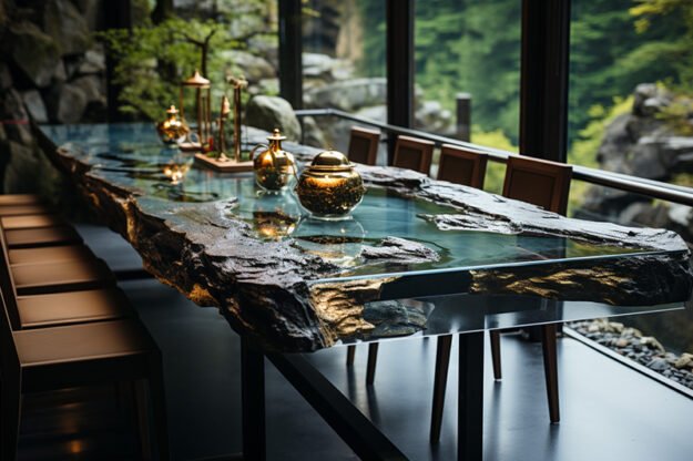 Nature-Inspired Organic Table: Elevate Your Dining Experience