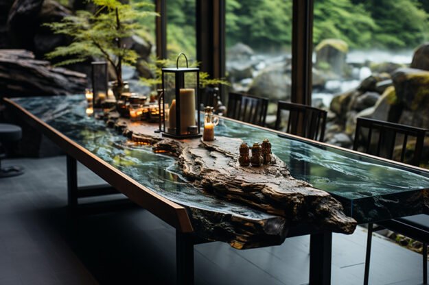 Nature-Inspired Organic Table: Elevate Your Space