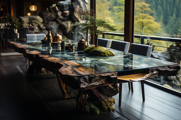 Nature-Inspired Organic Table: Elevate Your Space