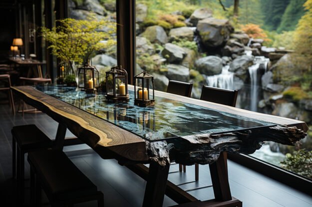 Nature-Inspired Organic Table: Elevate Your Dining Experience