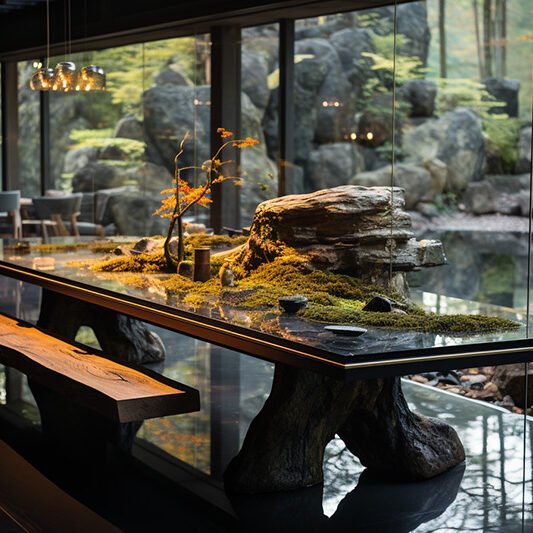 Nature-Inspired Organic Table