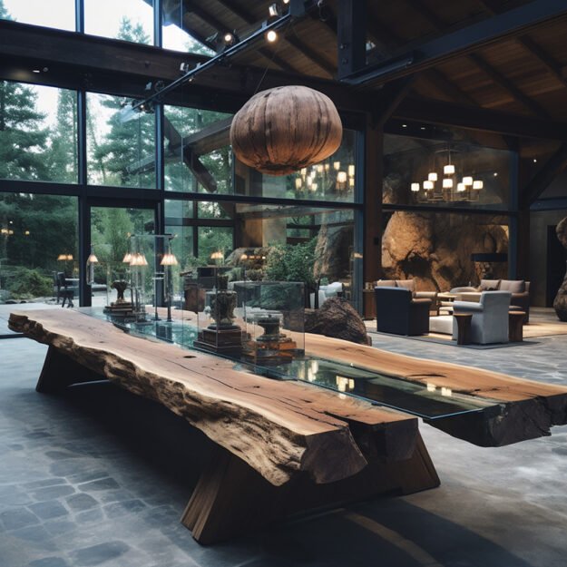 Stunning Glass River Table That Elevates Any Space