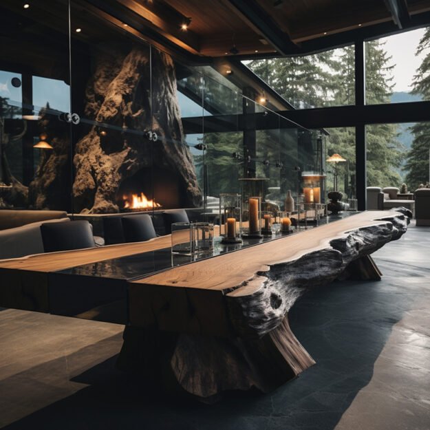 Glass River Table: Transform Your Space with Artistic Elegance