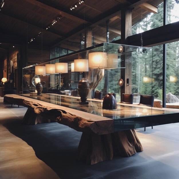 Exquisite Glass River Table That Elevates Any Space