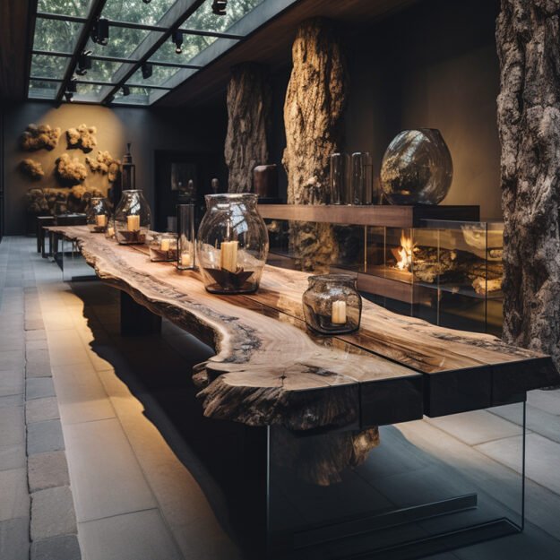 Glass River Table: A Stunning Centerpiece for Any Home