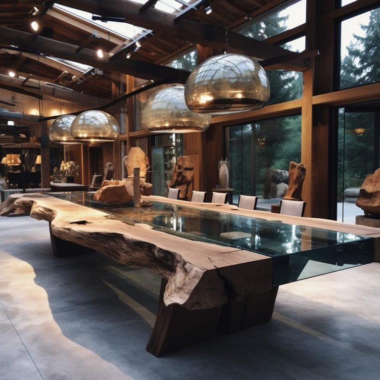 Glass River Table: Elevate Your Space with Timeless Elegance