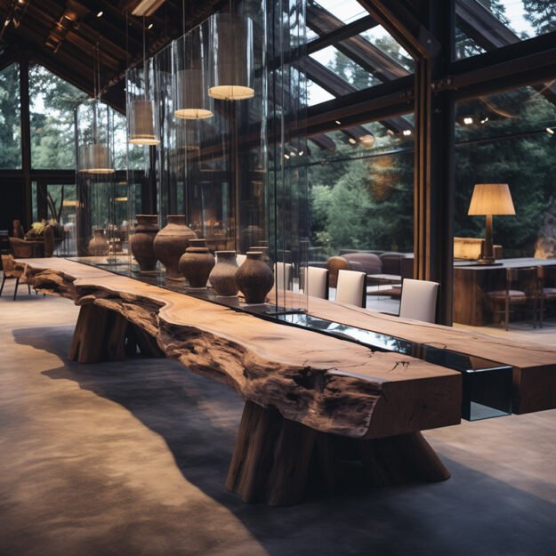 Exquisite Glass River Table for the Discerning Eye