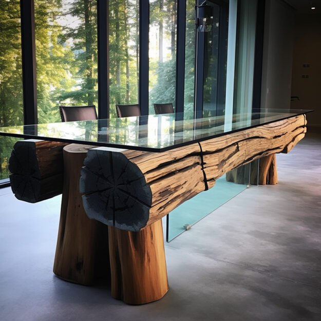 Stunning Glass River Table That Elevates Any Space
