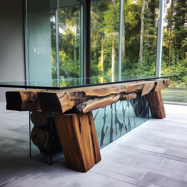 Stunning Glass River Table for Your Modern Home