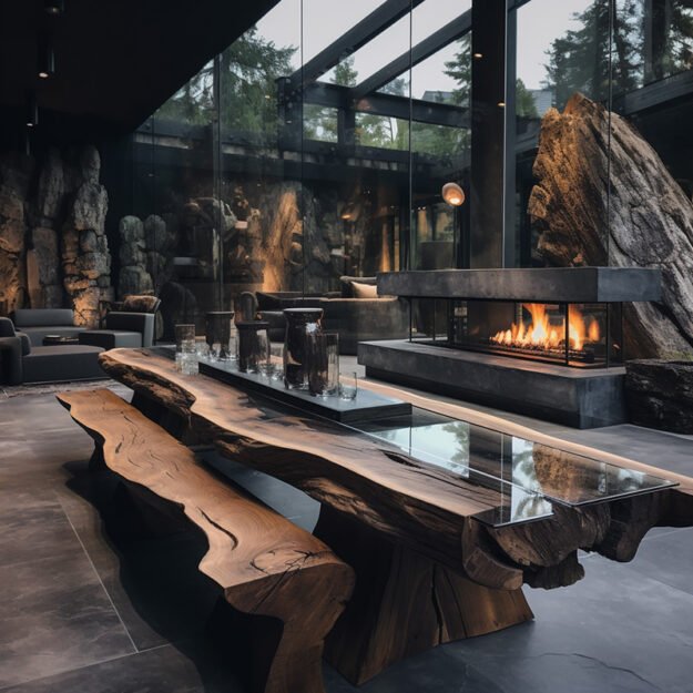 Exquisite Glass River Table: Elevate Your Living Space