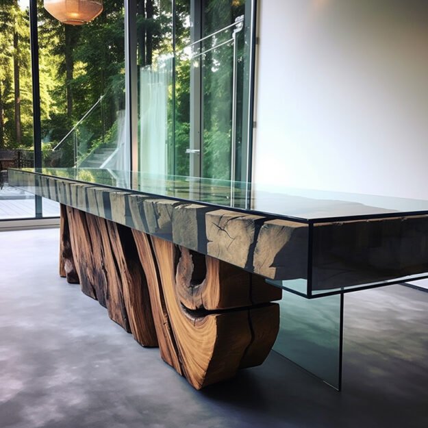 Glass River Table: Elevate Your Space with Elegance