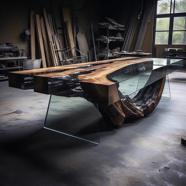 Experience the Elegance of a Glass River Table