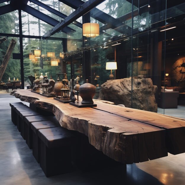 Stunning Glass River Table: Elevate Your Space with Timeless Elegance