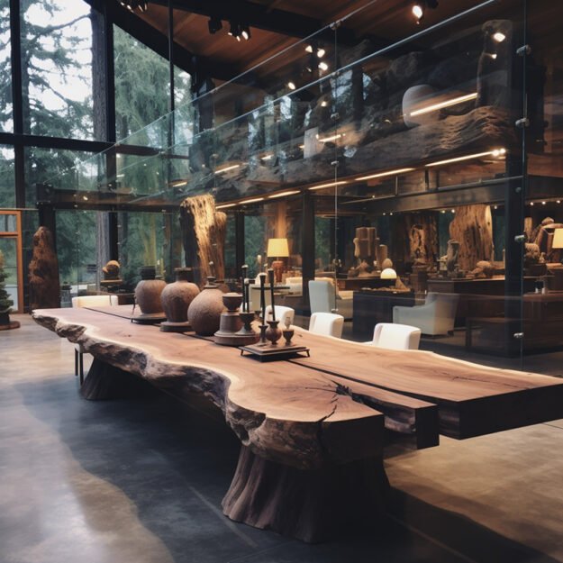 Glass River Table: Elevate Your Space with Nature’s Artistry