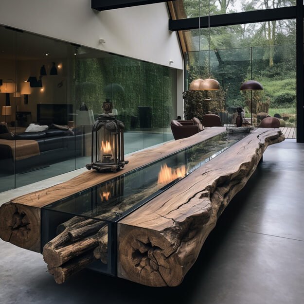 Exquisite Glass River Table for Sophisticated Interiors